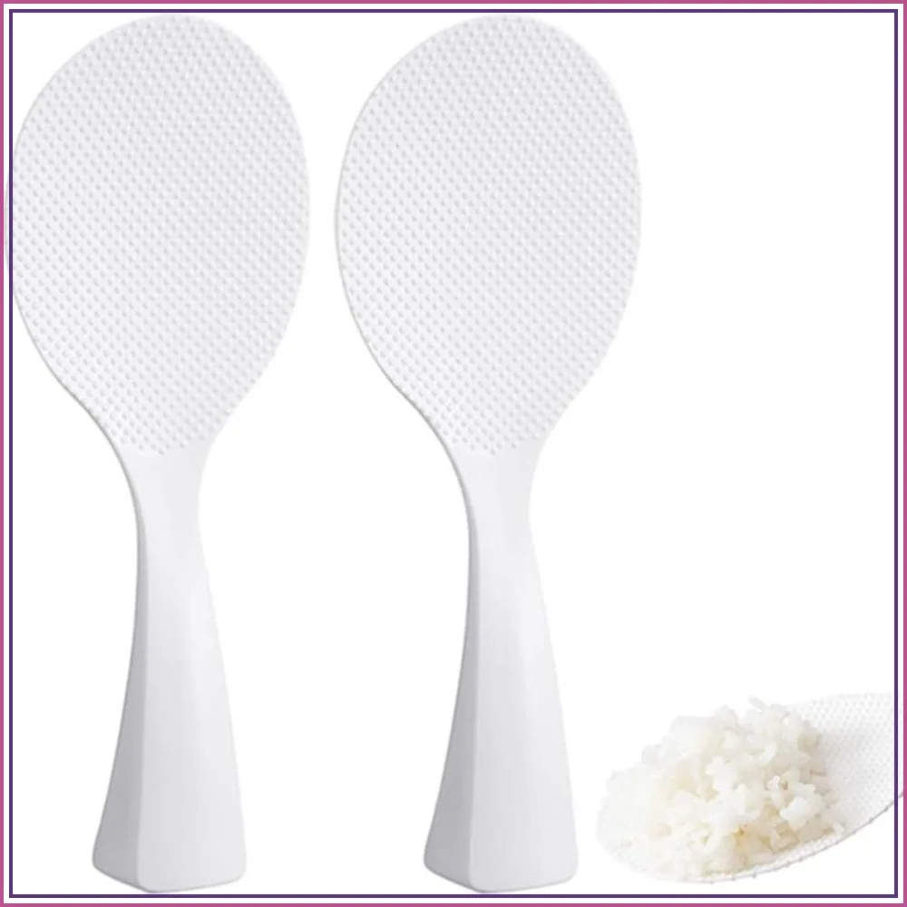 2-Pack Standing Rice Paddle, Non-Stick Rice Scooper for Rice, Potato, Salad
