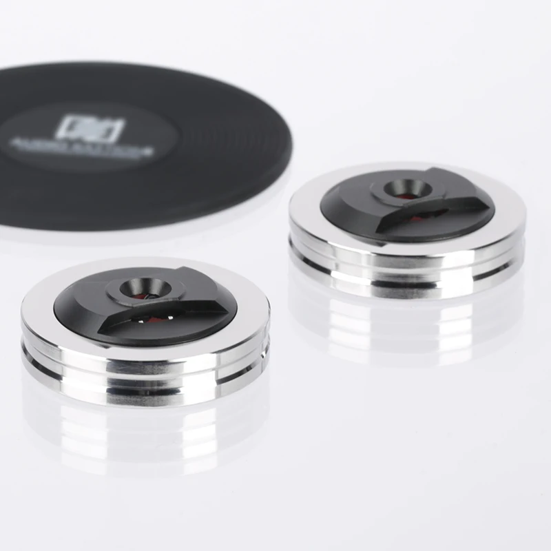 4pcs Audio Speakers Amplifier Preamp Laptop Anti-shock HiFi Absorber Foot Nail Feet Pads Absorption Shock Pad