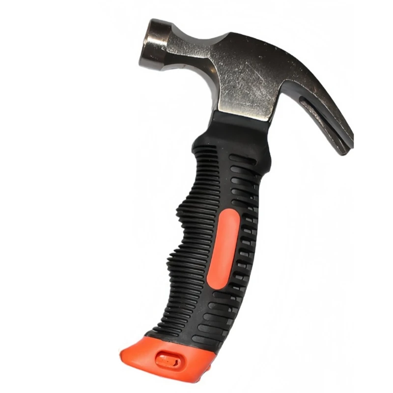 DT16 Small Portable Sheep Horn Hammer, Woodworking Lifting & Pulling Tool, Car Repair Nail Puller, Compact Claw Hammer