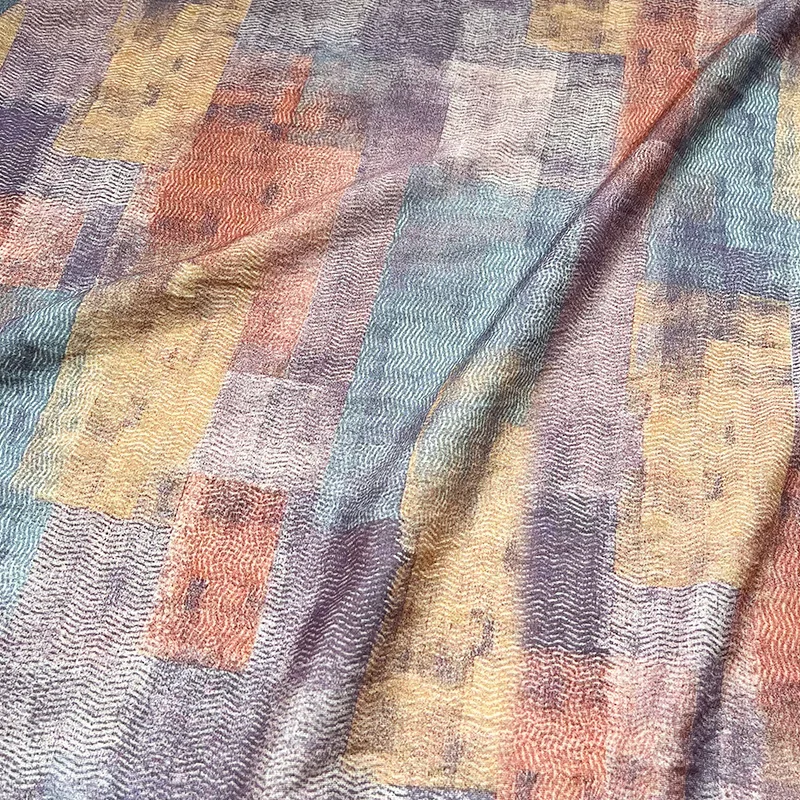 

Ethnic Style Cotton Jacquard Fabric Digital Printing Sewing Fabric Making Women Wear Dress Children Clothing Home Clothes Cloth