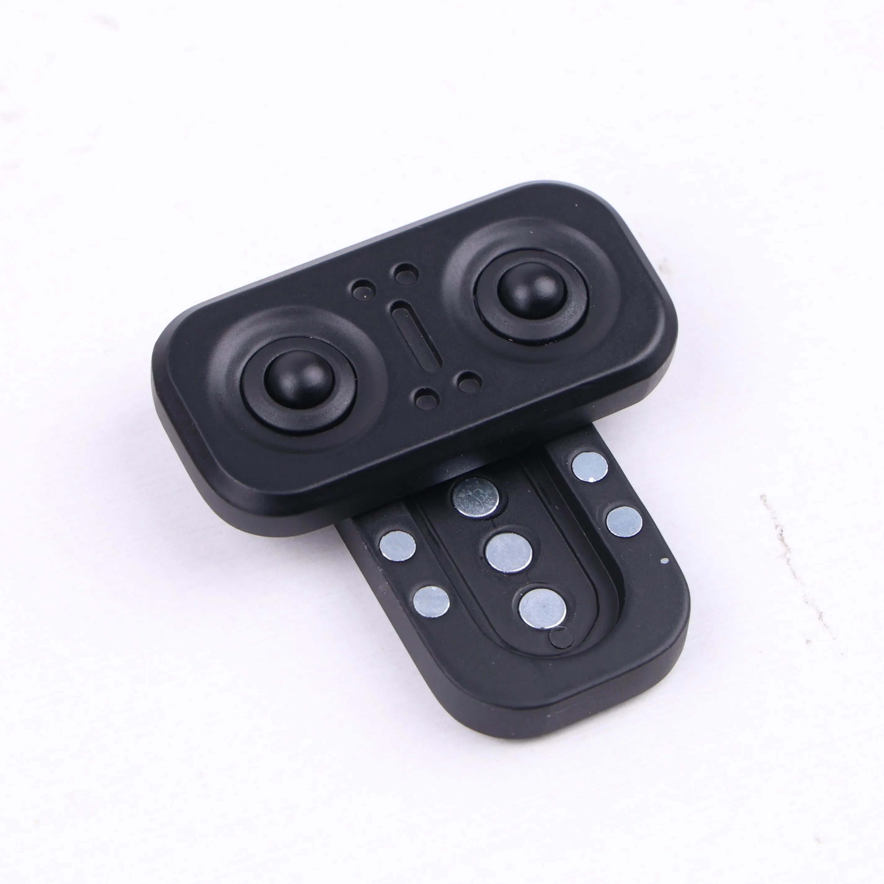 Metal Owl Push Slider Fidget Toy Magnetic Popping Coin EDC Stress Relief Hand Spinner ADHD Anti-anxiety Fidget Widget Office Poc - view 2