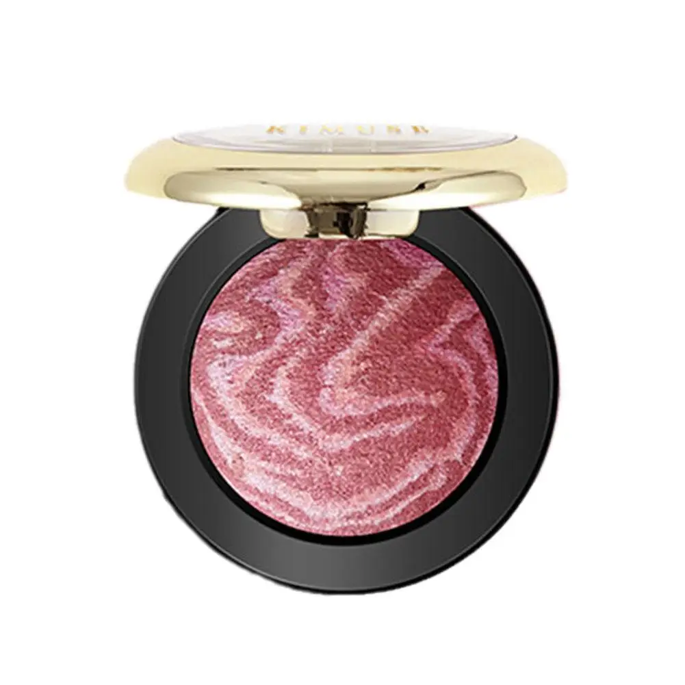 Lighting Glow Baked Blush Long-lasting Baked Powder Blusher Natural Brighten Blush Shimmer Marbleized Glow Lightwei Palette N7Y8