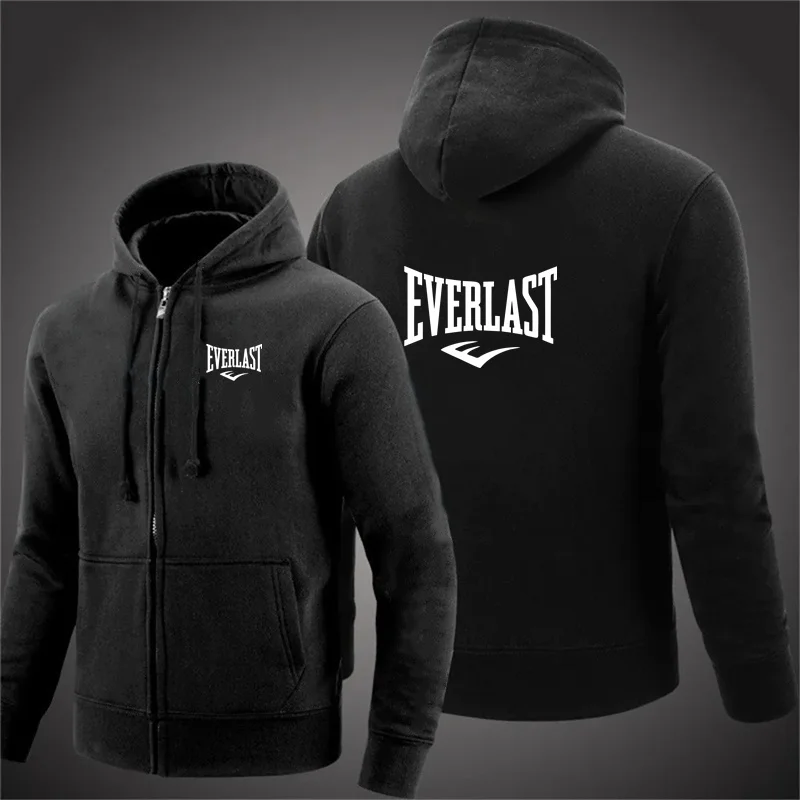 2024 Harajuku Casual Everlast Logo Font Graphic Hoodie Winter Man Sweatshirt Classic Hot Products Selling Street Wear Trends