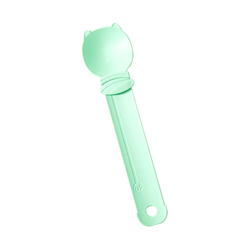 

Cat strip feeding spoon sliding extrusion anti-bite snack special hanging storage feeding cat squeezer
