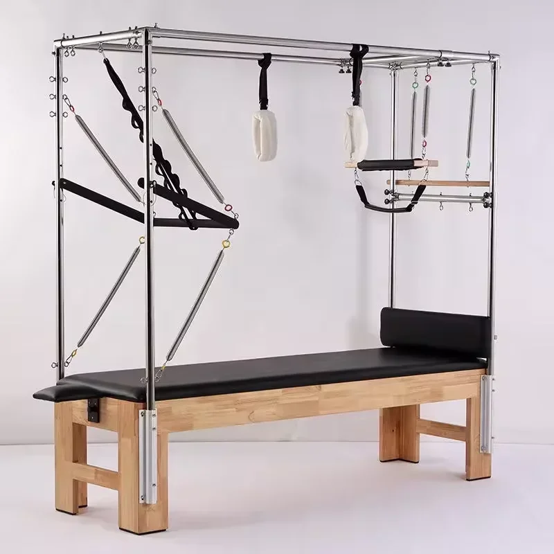 Deren Pilates EquipmentHome Fitness Machine Training Exercise Equipment Oak Frame Pilates  Bed