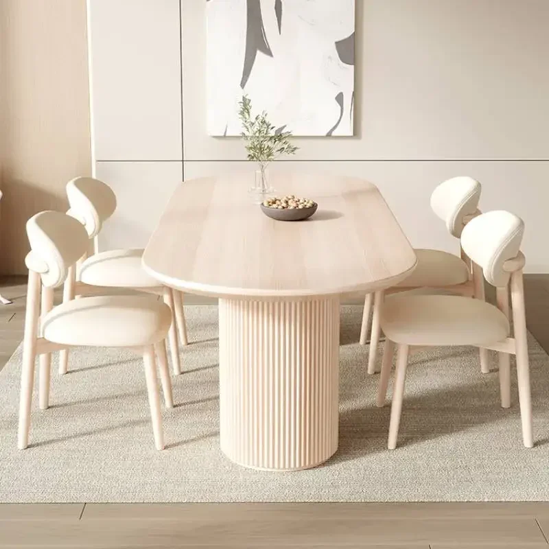 Designer Floor Dining Table Unique Waterproof Restaurant Dining Table Coffee Restaurant Salon Tavolo Pranzo Furniture Home