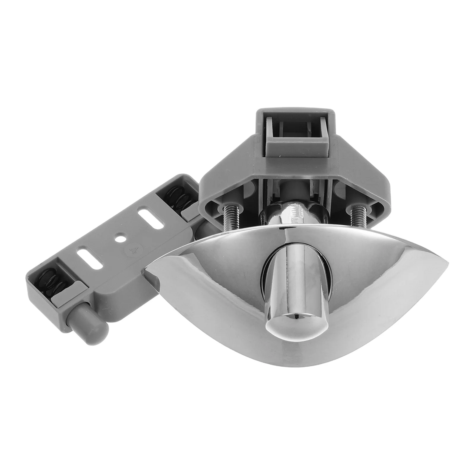 

Ship Button Lock PA6 Push Latch Hidden Cupboard Door Catches Drawer Locks for RV Yacht Boat Aircraft Storage Solutions Metal