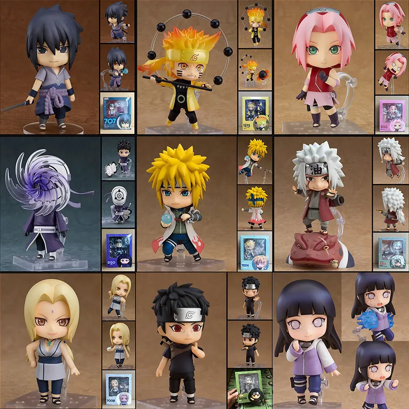 Q-Version # 1273 # 833 #   2436 Naruto-Serie Modell-Actionfiguren Mini PVC Sammlerstücke Desktop-Dekoration Anime-Spielzeug Geschenke für Fans