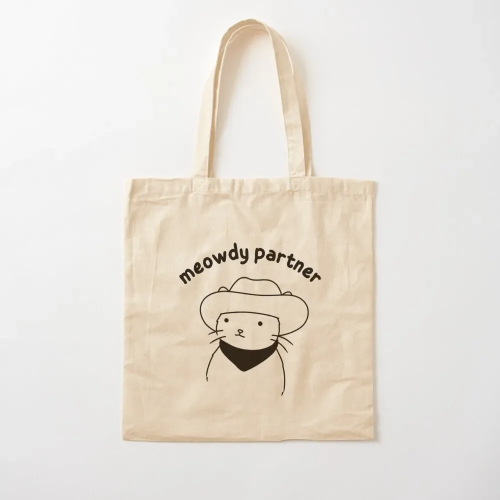 

meowdy partner! Tote Bag Customizable tote bag bag luxury women