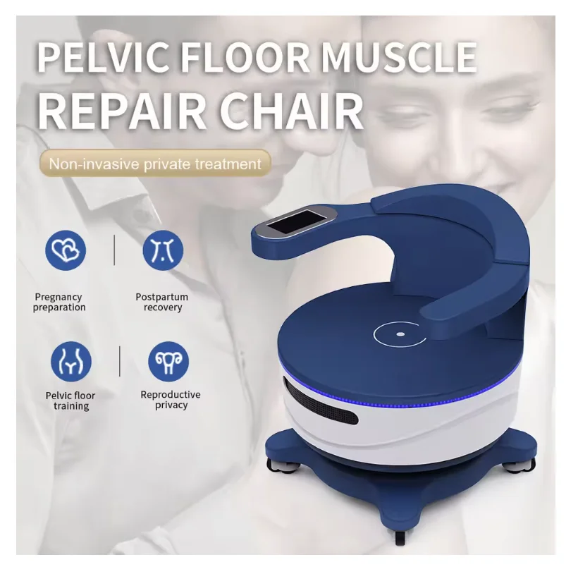 Electromagnetic NonInvasive Treatment Urinal Postpartum Repair Chair Pelvic Floor Muscle Stimulator Exercise Machine hair remove