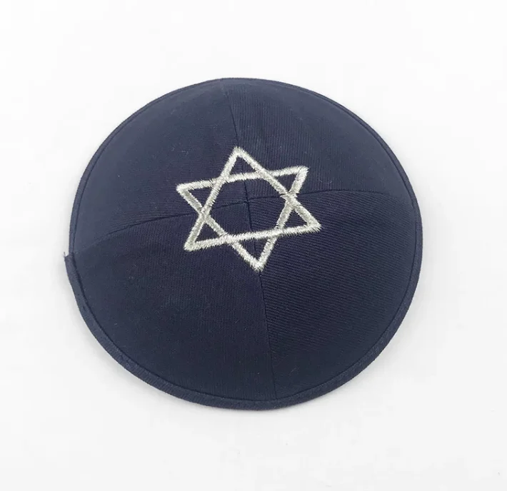 Israeli Jewish Little Hat Cotton Twill Large Satellite Kippa Jerusalem Little Hat