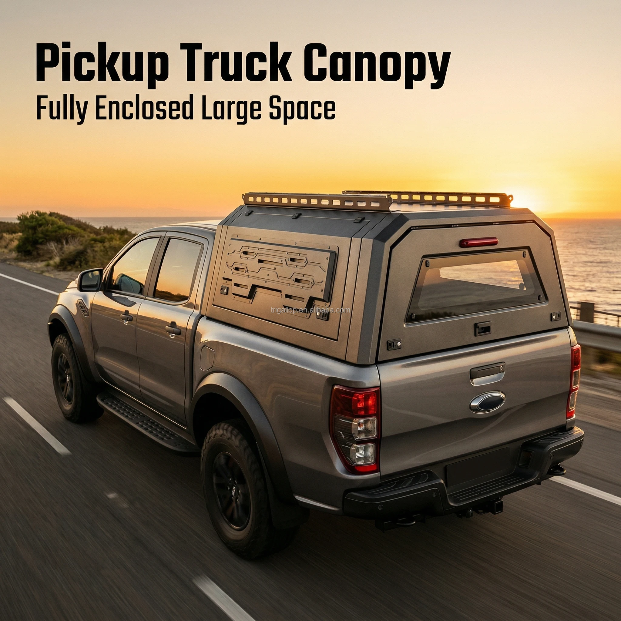 Dream Car Hard Aluminum Alloy Waterproof Folding Roll-up Electric Telescopic Cargo Box Cover For 2023 Maverick F150