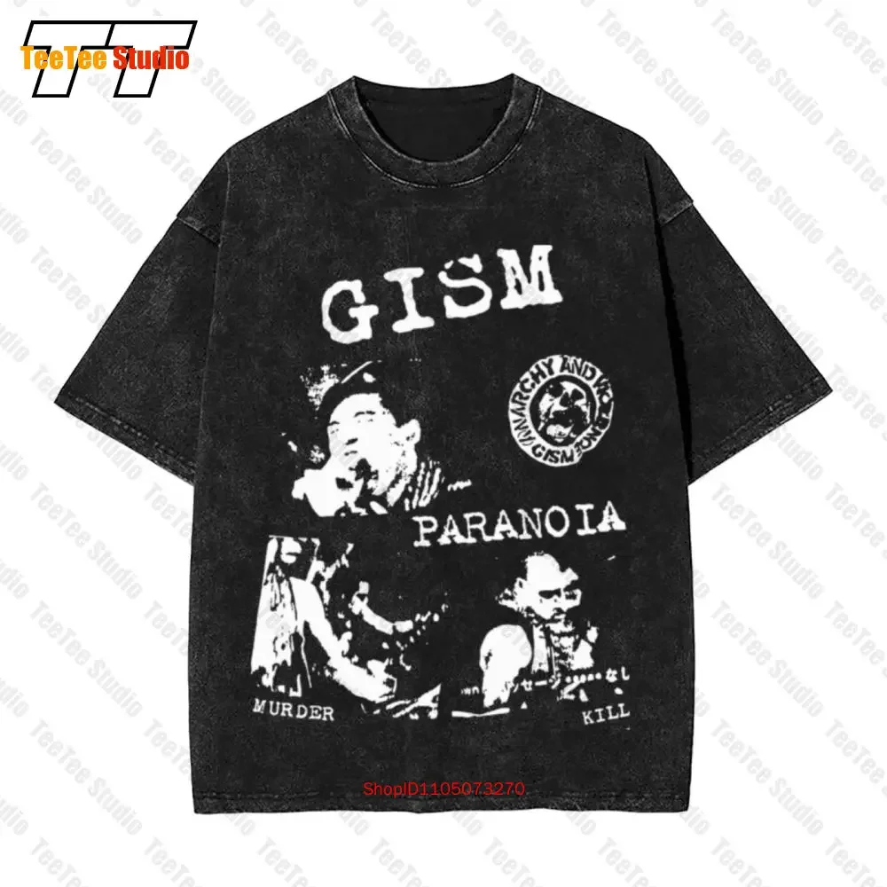 Gism,Paranoia,Gauze Confuse Deasthside Disclose G.I.S.M. Vintage Oversized T-Shirt 9NVV