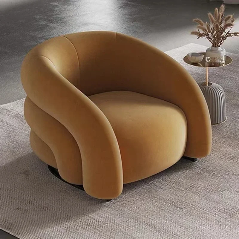 Small Apartment Living Room Leisure Home Single Sofa Creative Strange Shape Designer High-Profile Figure Lounge Sofa Chair