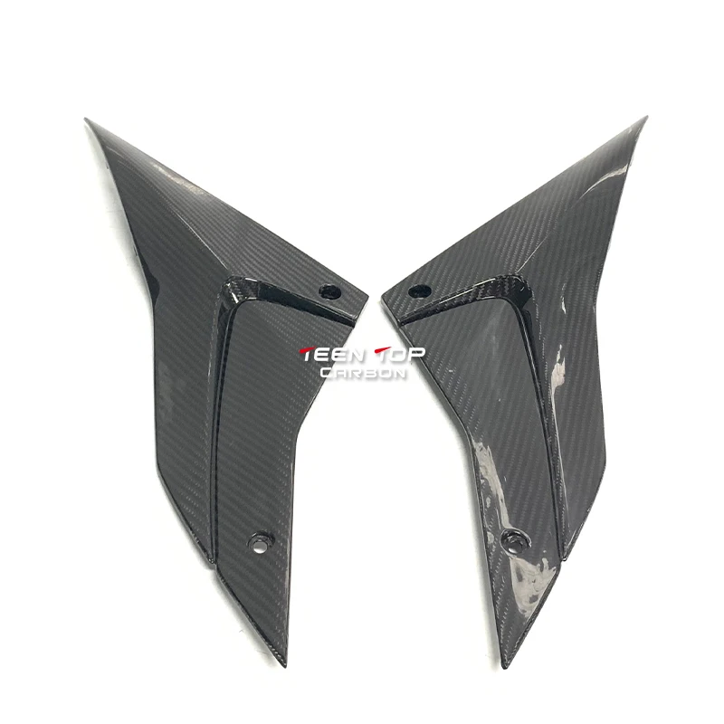 For Aprilia RSV4 tuonv4 Carbon Fiber Fuel Tank Side Panel Cockpit Fairing Motorcycle Spare Parts 2021 2022