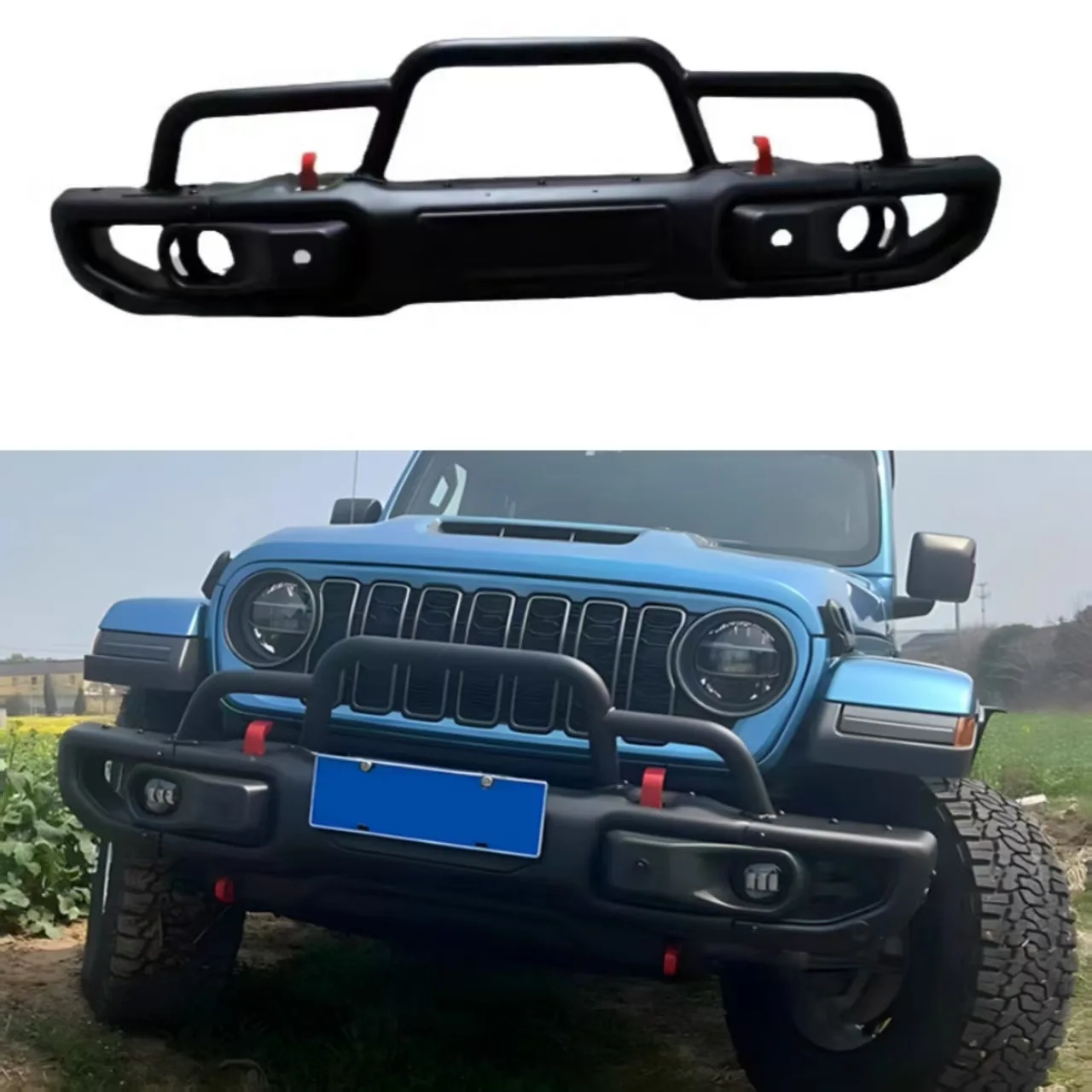 Front Bumper for 2018-2025 Jeep Wrangler JL