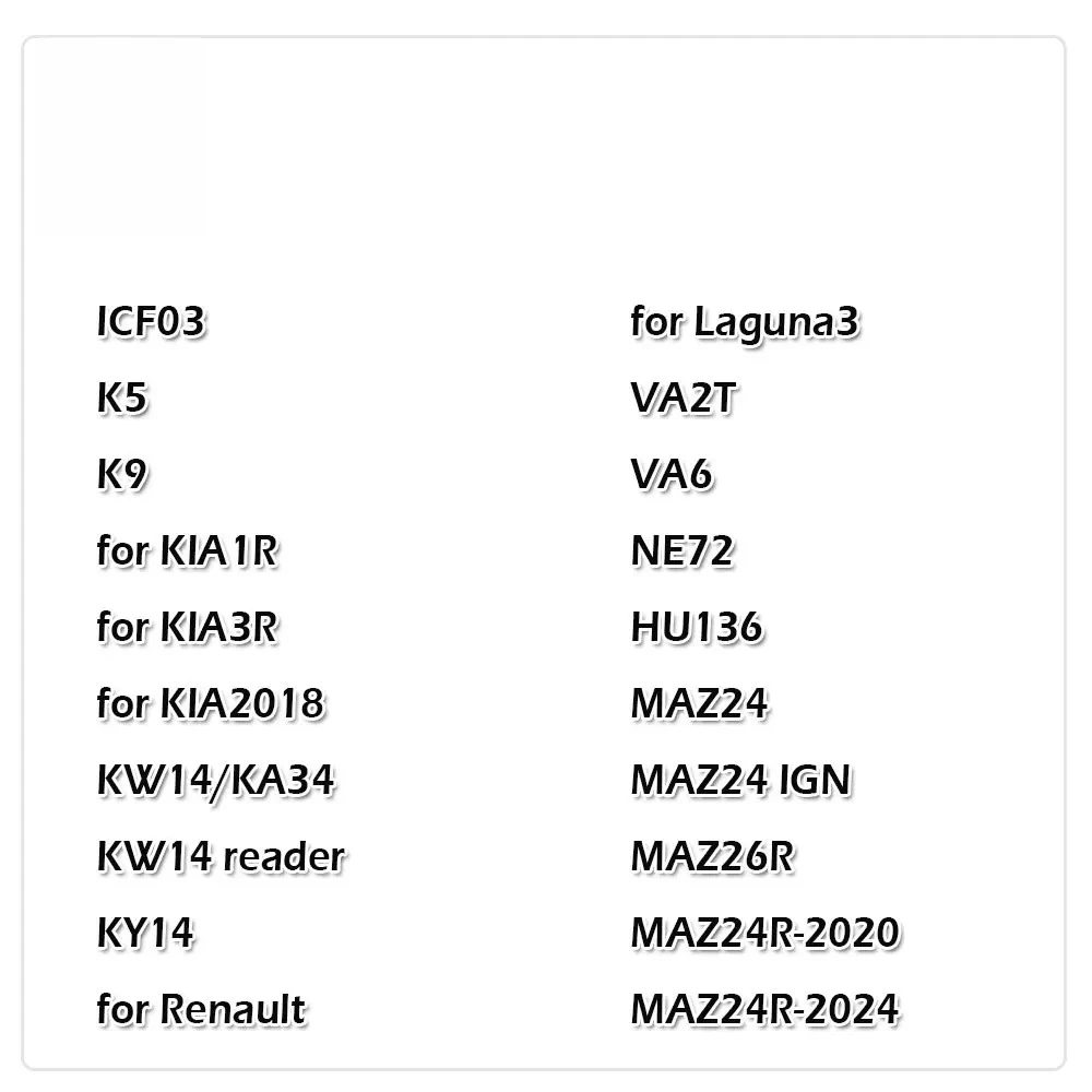 Lishi 2 in 1 HU162T(8) HU162T(9) HU162T(10) HU39 HON58R HON66 HON70 HYN11 HY15 HY16 HY17 HYN7R HY20 HY20R HY22 ISU5