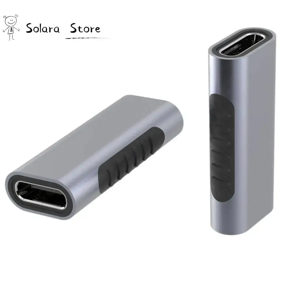 

Female To Female USB C Coupler Adapter USB-C Coupler 100W USB Coupler Type-C Converter Charging Full Functionality