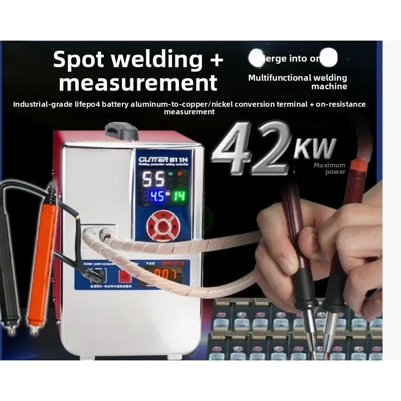 811H 42KW High Power Battery Spot Welder Energy Storage Spot Welding Machine for Large Cell Aluminum Nickel Copper Welding