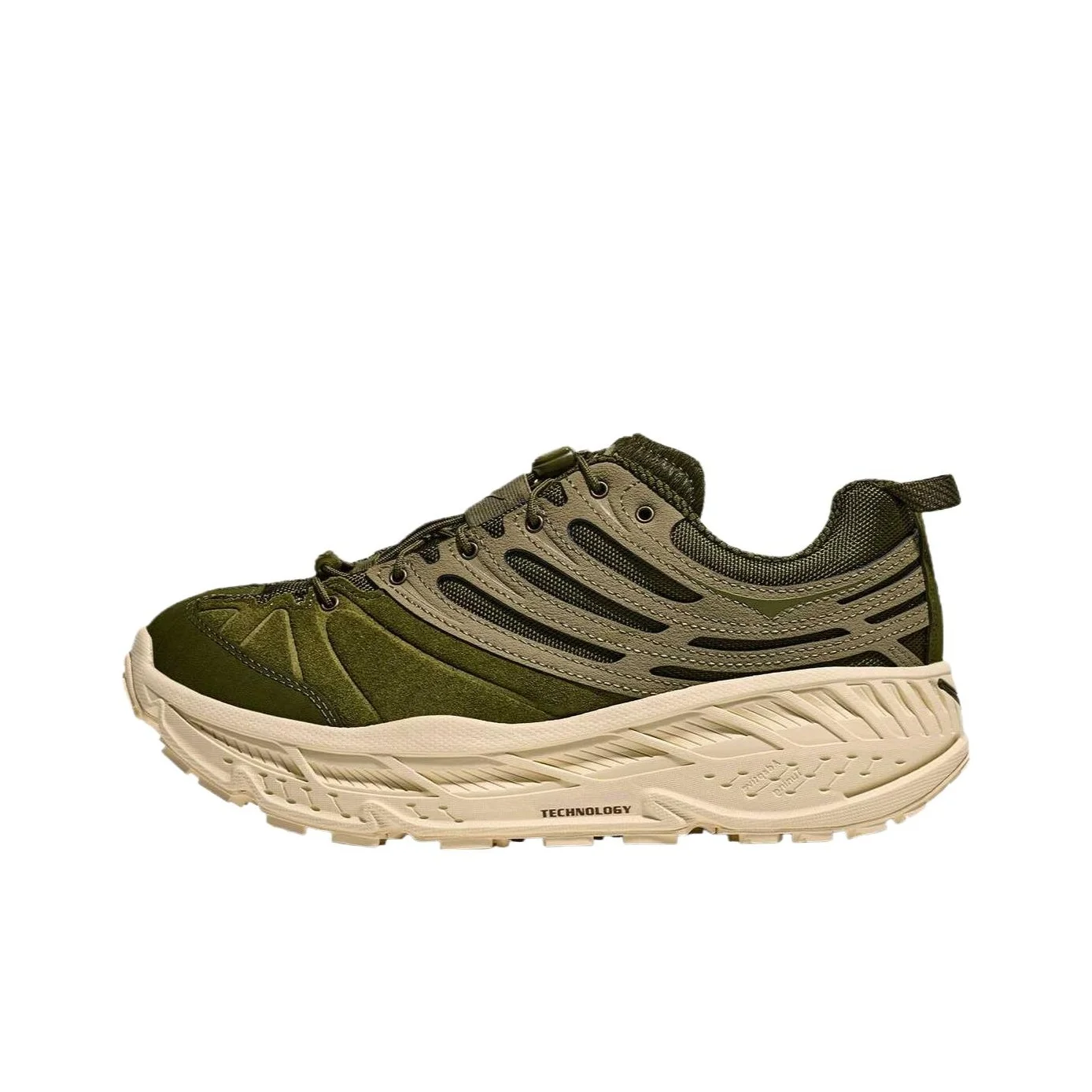 

HOKA ONE ONE Stinson Evo OG Slip Resistant Abrasion Resistant Low top Casual Trail Running Shoes Unisex Green 1166450-MRNW