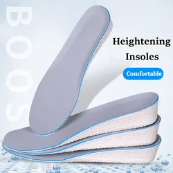 1.5-3.5CM Height Increase Insoles for Feet Shock Absorption Arch Support Templates Shoe Inserts Man Women Insole for Shoes Sole