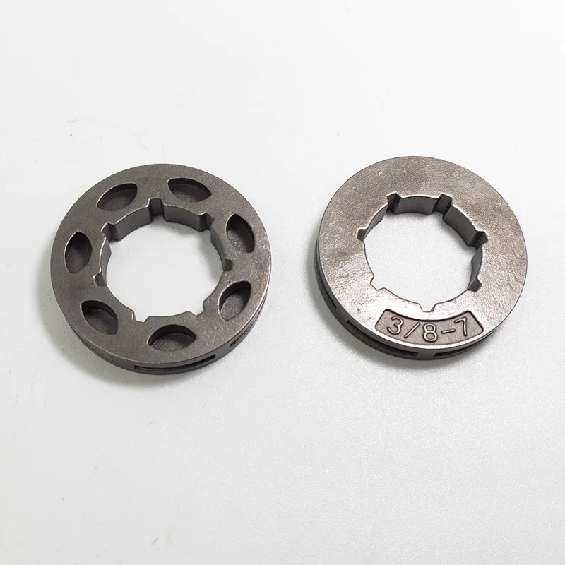 2 pezzi pignone frizione cerchio 3/8-7T 19mm per Stihl MS360 MS310 Husqvarna 154 254 50 51 55 motosega 18720 parti di ricambio