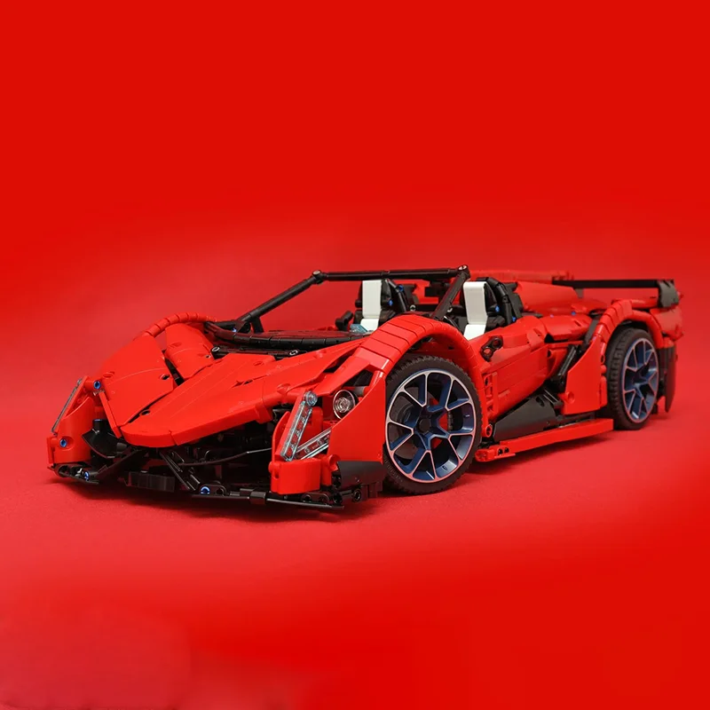 2652 個 MOC ランボルギーニ ヴェネーノ ロードスター テクニカルモデル ビルディングブロック DIY クリエイティブおもちゃ アイデア キッズ クリスマスギフト 誕生日プレゼント