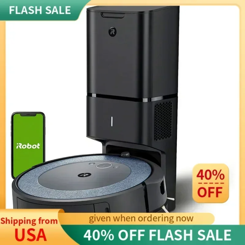 DD2iRobot Roomba i4 EVO 자체 비우기 로봇 진공 - 최대 60일 동안 자체 비우기, 스마트 매핑으로 방별 청소, Alex와 함께