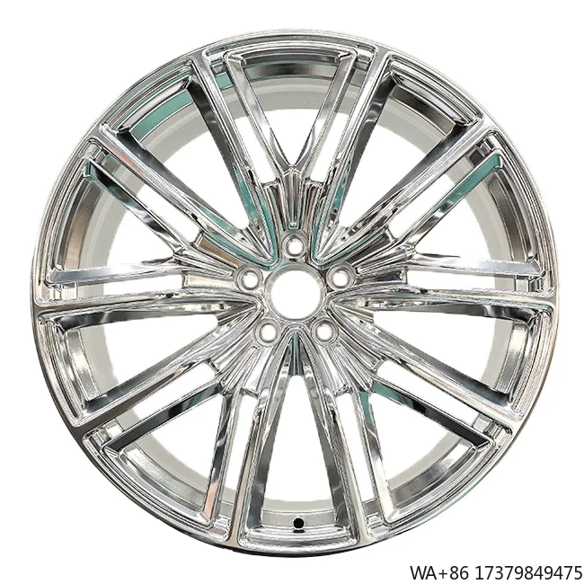 

Premium 17-20 Inch Five-Spoke Chrome Aluminum Alloy Rims Forged Luxury Sports Car New Polished Mirror Finish for Passenger Cars