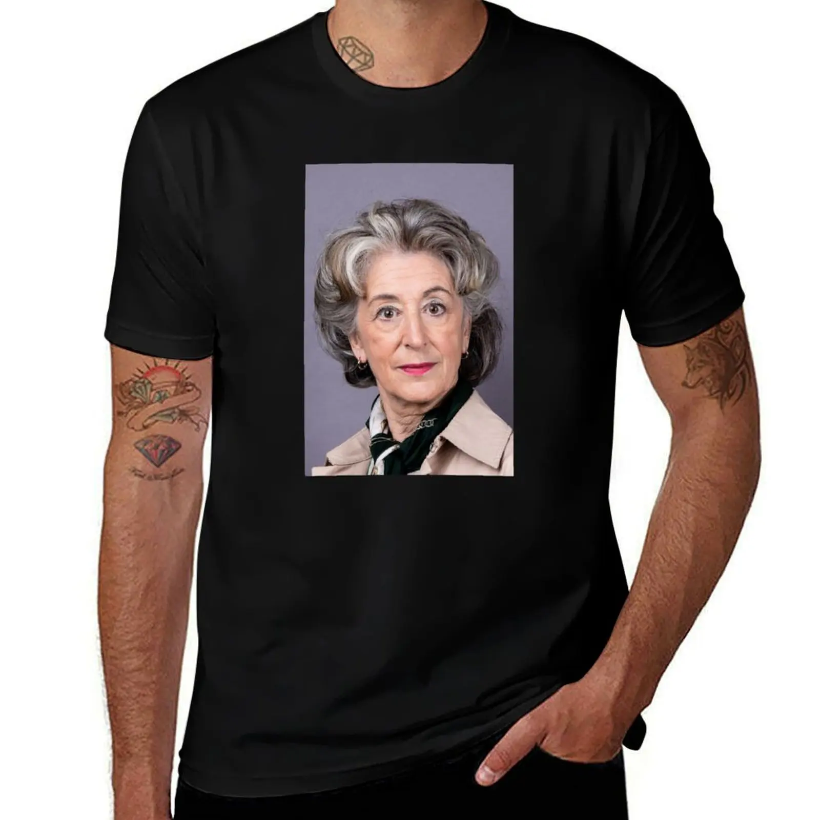 CORRIE LEGENDS- EVELYN PLUMBER T-Shirt men t shirt cotton 100% T-Shirt