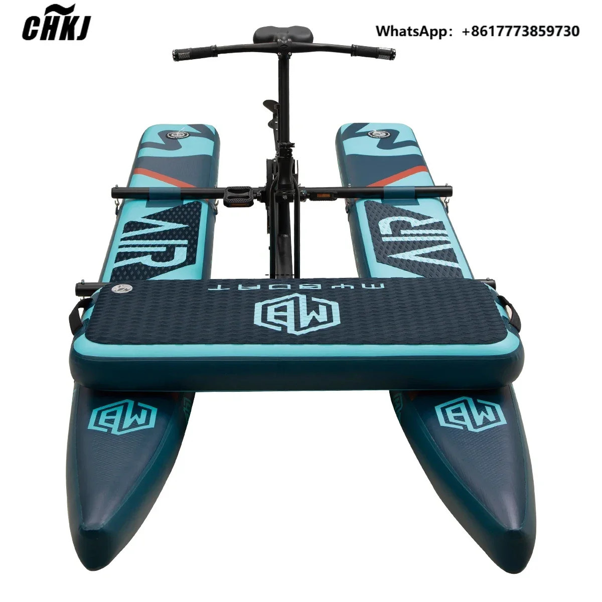 

CHKJ 2024 New Style Water Bike Leisure Surf Inflatable Floating Water Padel Bicycle Inflatable Boats for Sale