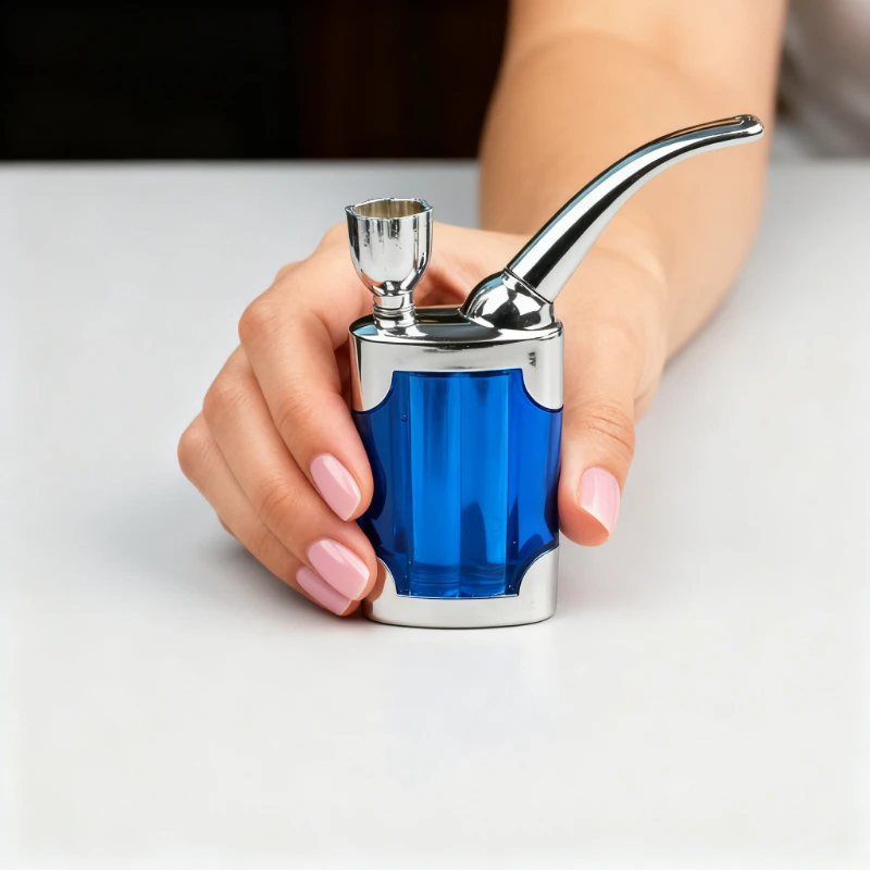 

Complete set Cleanable Acrylic Smoking Pipe Fashion Microfilter Tobacco Pipe Circulation Reduce Tar Smoke filter Cigarette Tool