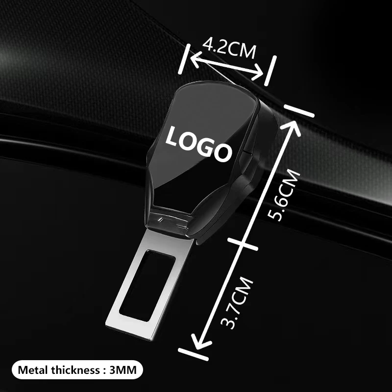 Car Seat Belt Extender Seatbelt Lock Buckle Clip Plug Accessories For Mazda Skyactiv 3 bk 6 gg gh gj cx3 cx5 cx30 cx7 cx8 cx9 mx