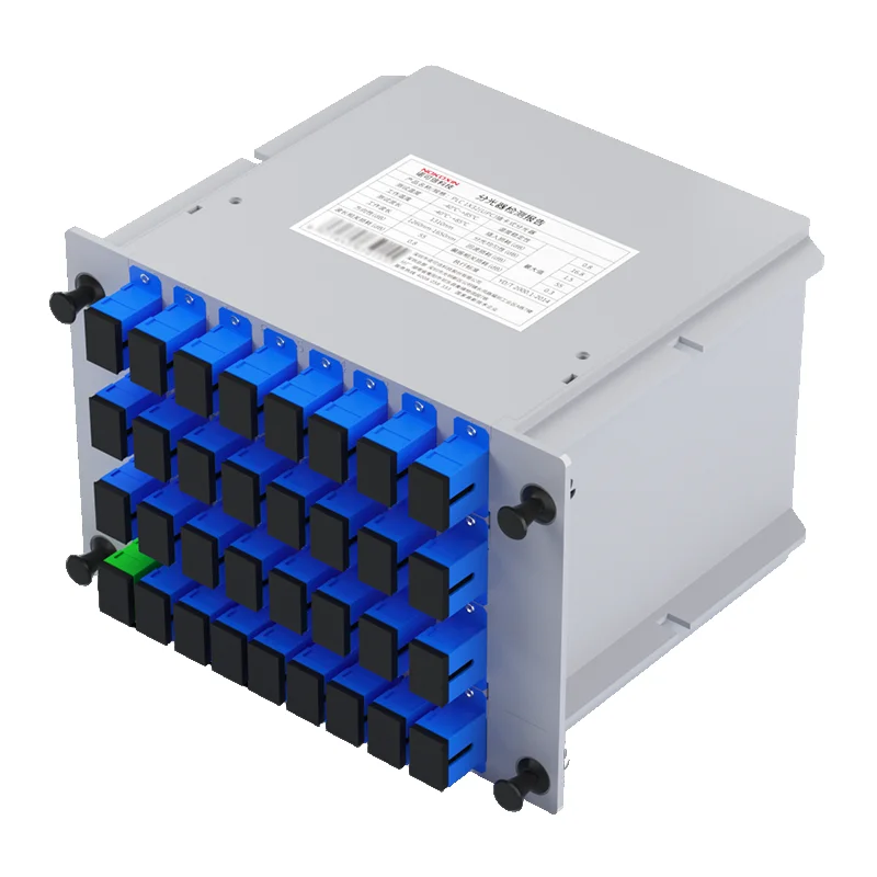 PLC Splitter Cassette Type SC UPC 1X32 Fiber Optical Splitter