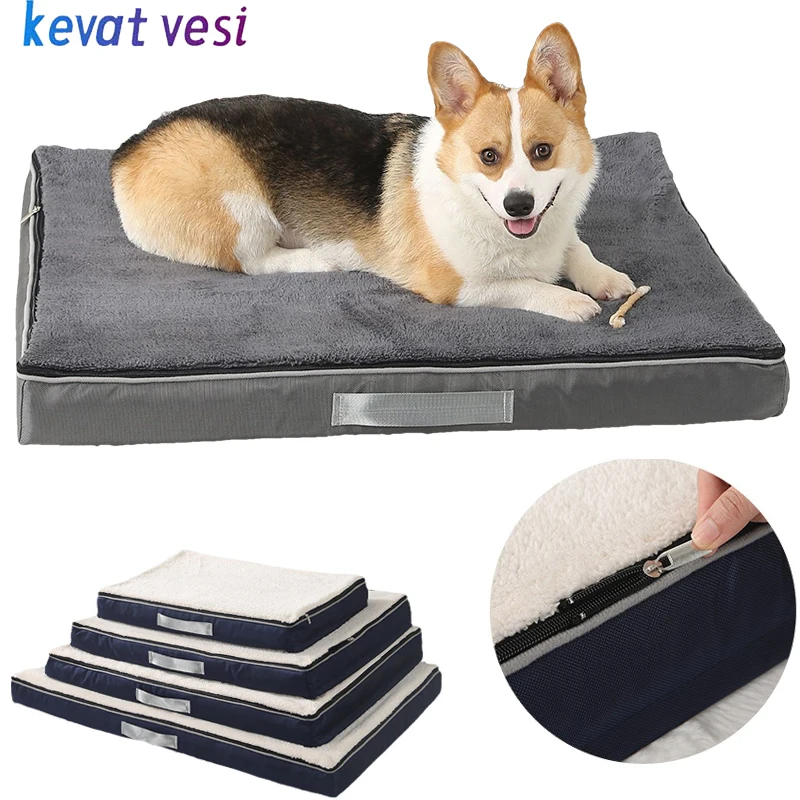 Dog Bed Memory Foam Soft Cozy Pet Sleeping Mat for Small Medium Large Dogs Non-slip Removable Washable Dog Cushion Pet Supplies