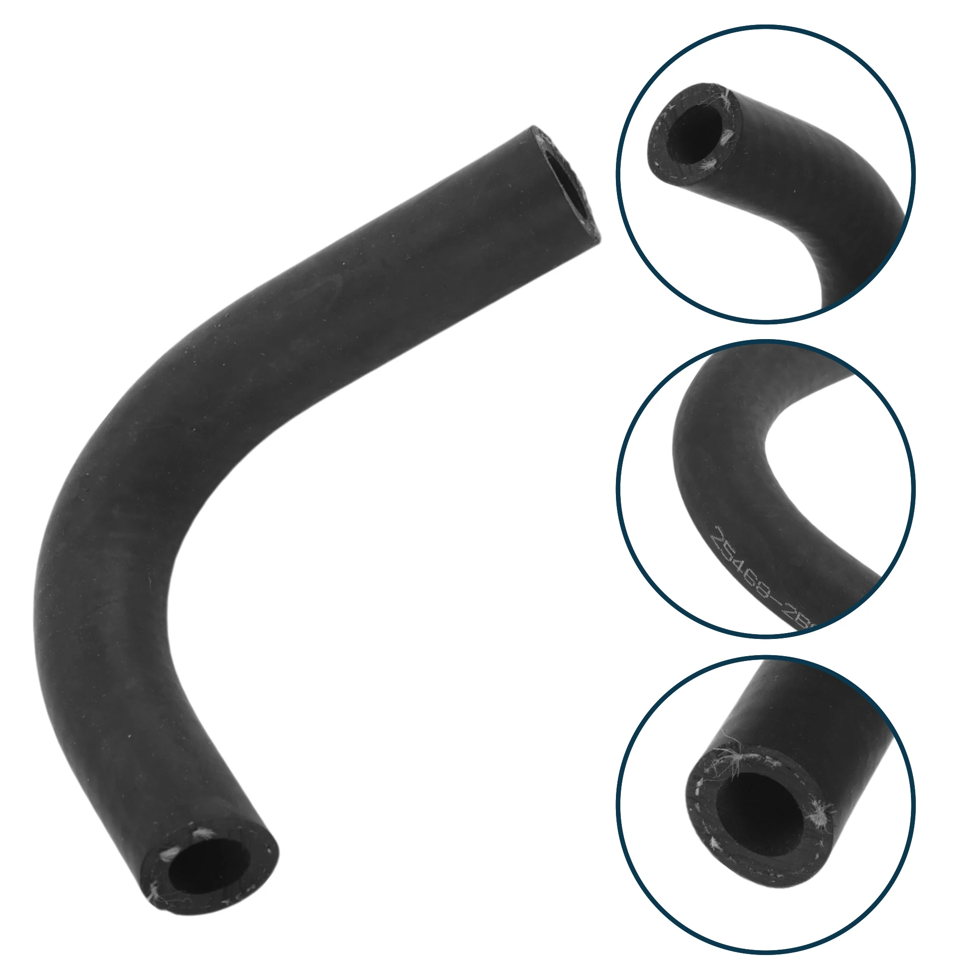 

UXCELL Шланг радиатора Шланг отопителя Выпускной шланг радиатора No 254682B000 для Kia Soul 2010-2011 Резиновая трубка охлаждающей жидкости Черный 1 шт.