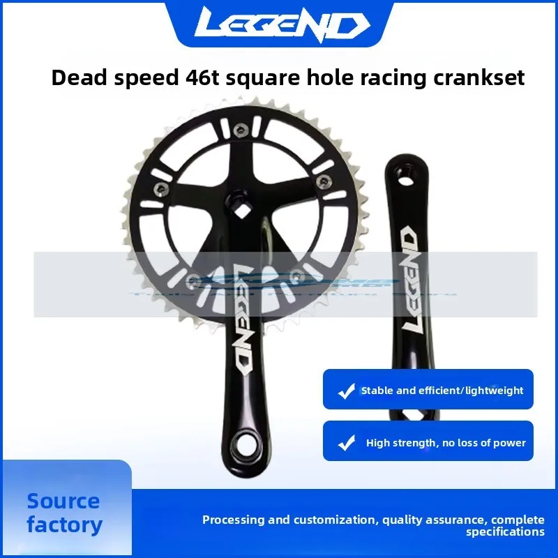

LEGEND Dead Flying Bicycle Crank 46T Aluminum Alloy CNC Crank FIXEDBicycle170mm Crank