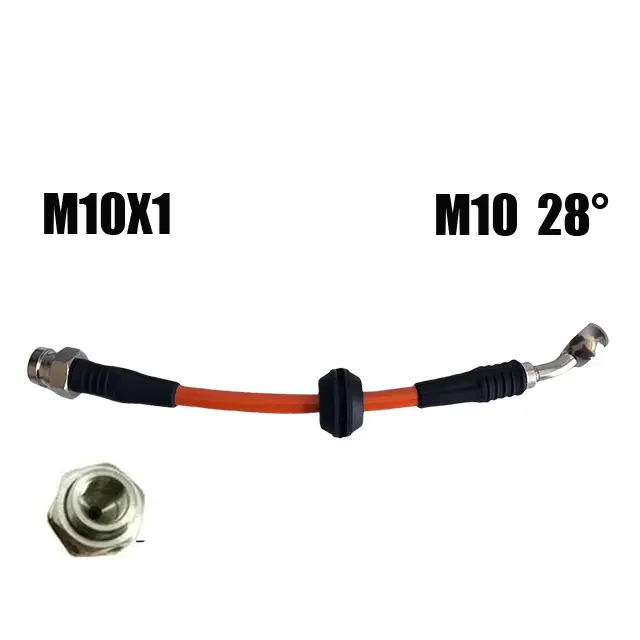 M10 10X1Automotive Hydraulic Brake Pipe Steel Wire Braided Brake Steel Throat Clutch Oil Pipe Inches Offroad Suspension Lift Kit - Image 10