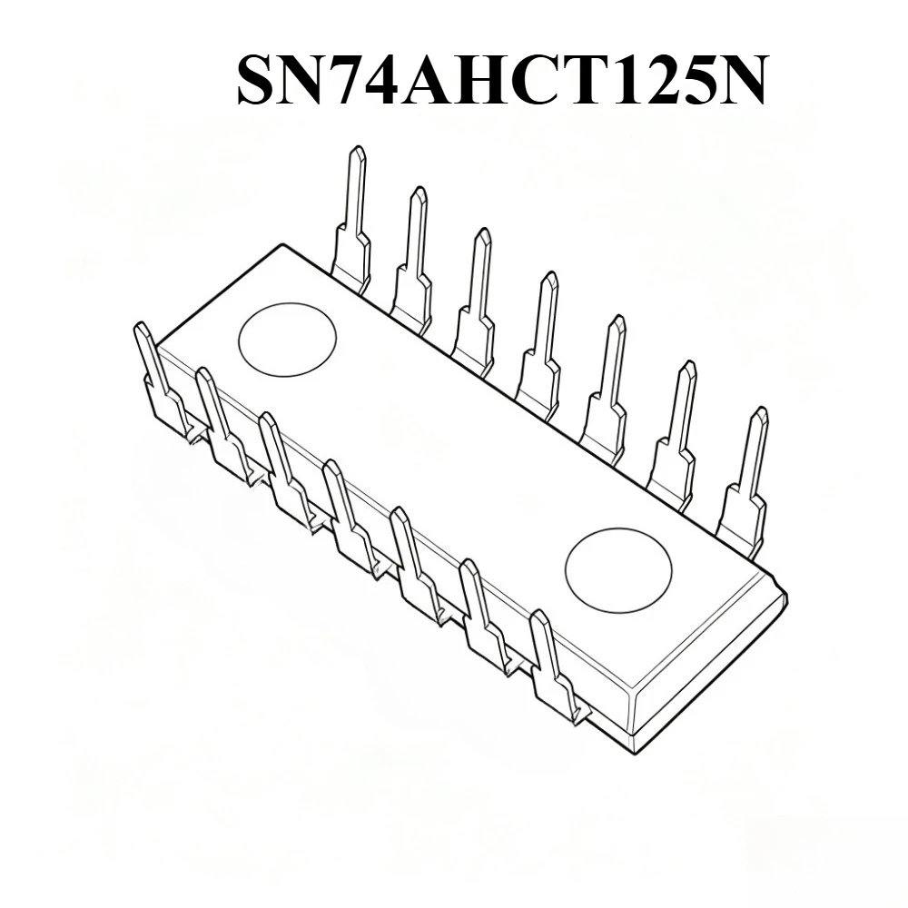 5-50Pcs/Lot  SN74AHCT125N 74AHCT125N 74AHCT125 In-line DIP-14 logic IC chip