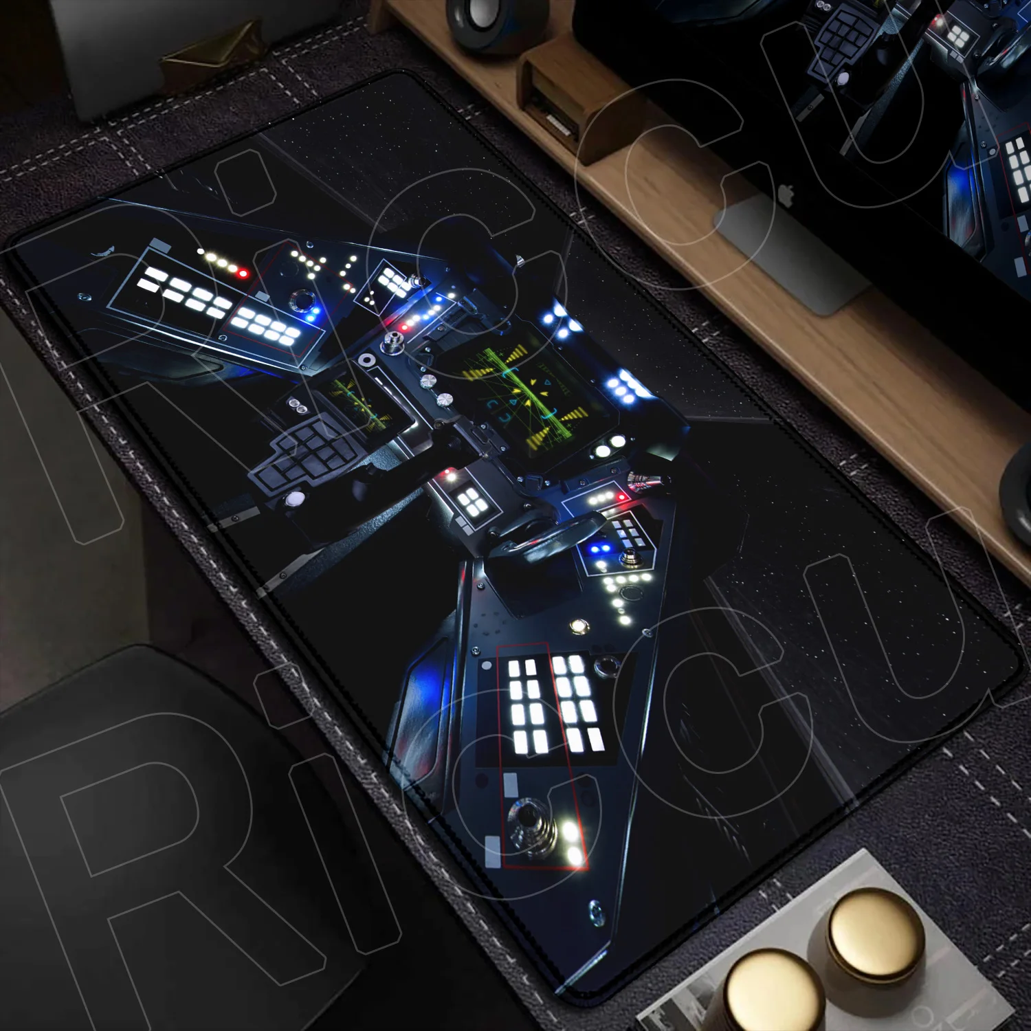 HD print Aircraft dashboard Mause Pad Rug Instrument Panel XXL Mousepad Anime Desk Mat Pc  Accessories Gamer Cockpit Playmat