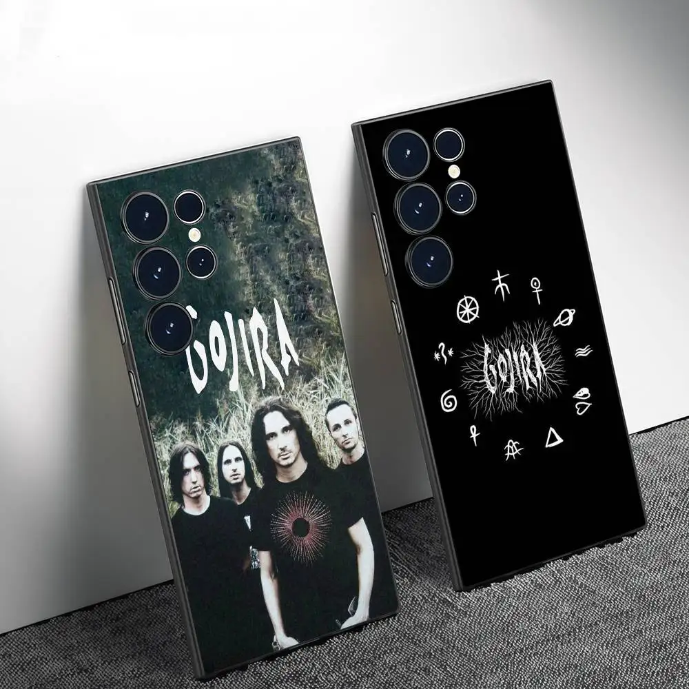 

G-Gojira Mental Band Phone Case Phone Case For Samsung Galaxy S25 S24 S22 S23 Ultra S21 S20 Plus Frosted Full Soft Case