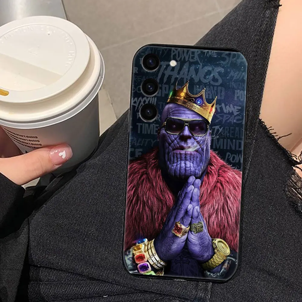 Marvel Black Panther Thanos Thor Phone Case For Samsung Galaxy S24 S23 S22 S21 S20 FE S25 LITE PLUS ULTRA 5G Case Funda Shell