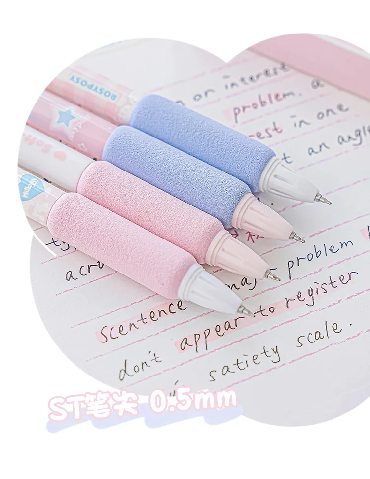 Fai da te Creative Letter Pen Set con nueri inglesi, acaron, 6 colori
