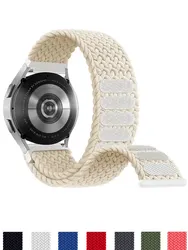 Correia Solo Trançada para Relógio Samsung Galaxy, Pulseira Elástica, Huawei Band, 5 Pro, 4, 6, Classic, 3, Active 2, GT, 2e, 2, 3, Pro Band