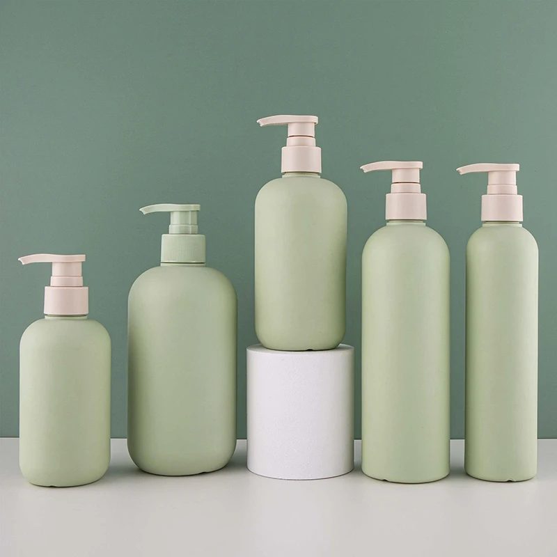 200ML~500ML Plastic Shampoo Shower Gel Foaming Soap Dispensers Refillable Bottles Flip Cover/Pump Lotion Bottles