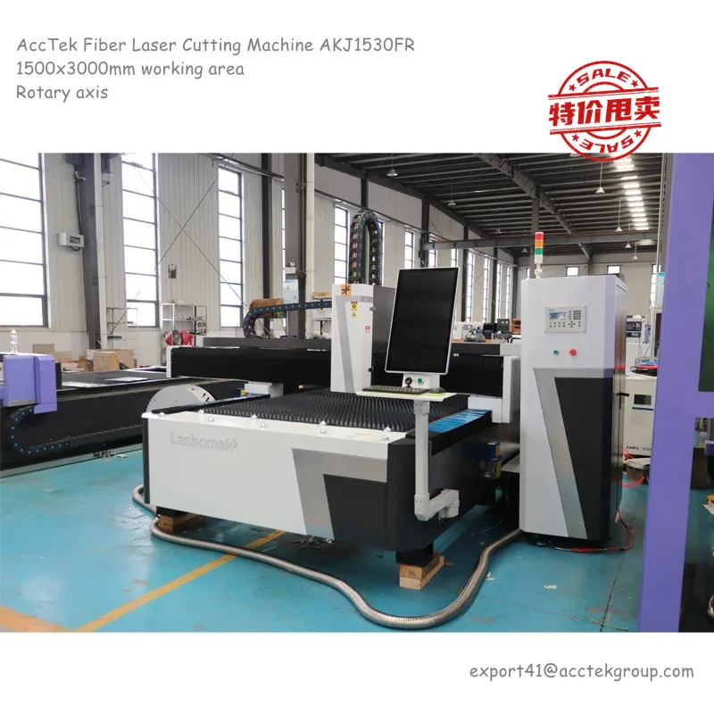 3000 Watt Fiber Laser Cutting Machine 3000X1500mm Fiber Laser Cutter For Stainless Steel Metal Cutting