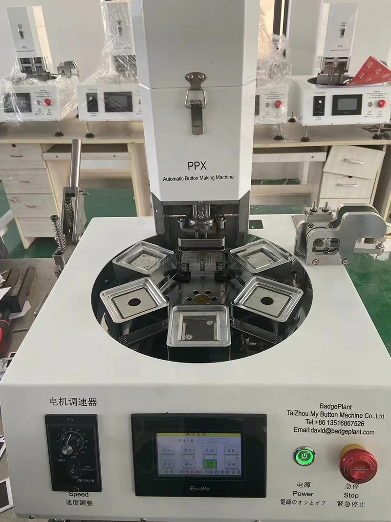 Pneumatic Electric 50*50MM Fridge Magnet Machine Fridge Magnet Maker Fridge Magnet Making Machine