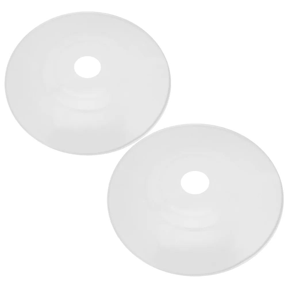 2Pcs Lampshade Covers Anti Glare Round Lamp Shade Diffuser Light Cover for Ceiling Lights Street Lamps Pendant Fixtures