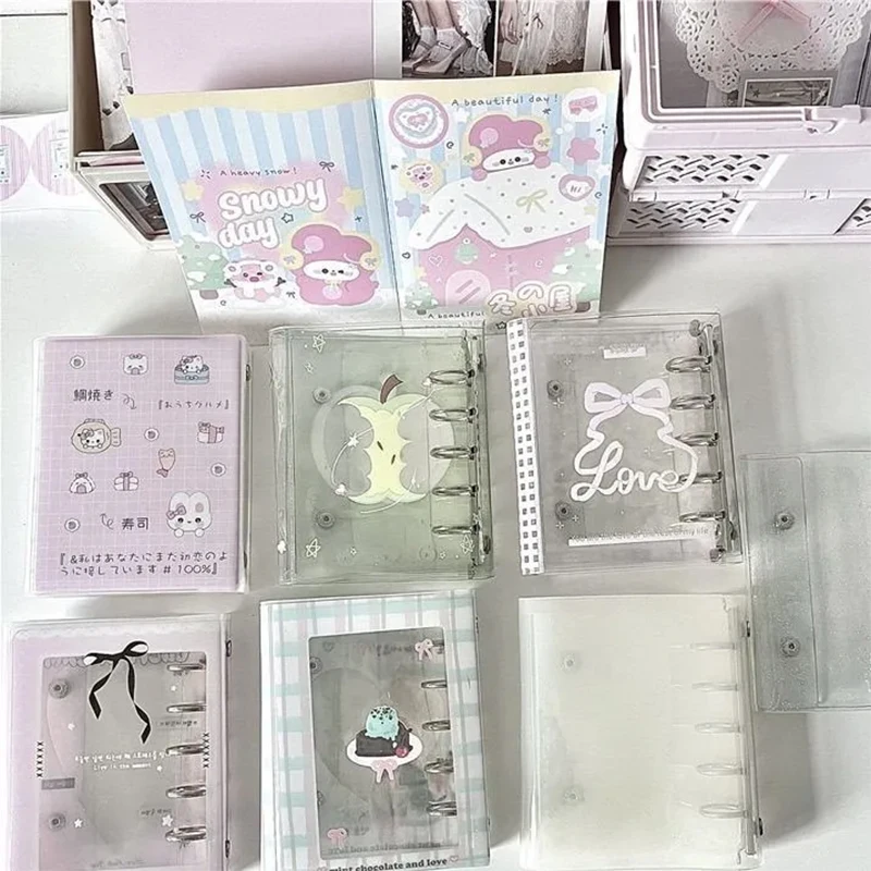 M5 Photo Card Binder Collect Book Korean Photo Album Book Binding Machine Album for Photographs Photocard Holder 포토카드 바인더