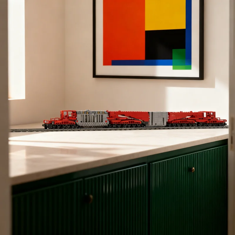 

4792pcs MOC Schnabel Car Uaai 839 Train Model Building Blocks Creative DIY Gift Display Decor Assemble Premium Adult Kids Desk